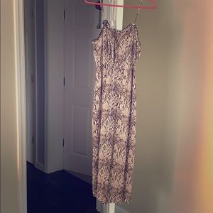Wild fable animal skin print dress.